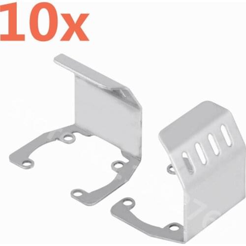 10x RC Cars AXIAL SCX10 II Meatl Front Bumper Lower+Axle+Gearbox Mount Protection Skid Plate For 1/10 RC Crawler Car 90046