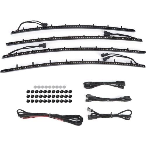 2 Colors/Set Car Interior Door Panel LED Ambient Light Decorative Trims Lamp Atmosphere Light Kit Fit for 3 Series F30 2013-2019