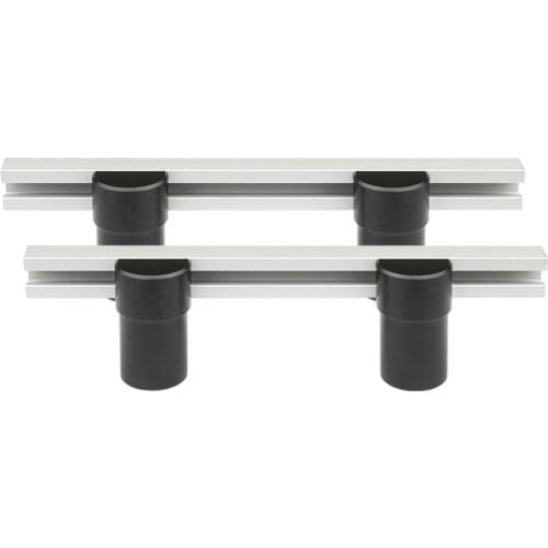 2PCS Woodworking Table Workbench Baffle Block Positioning Plate Dogs Clamp Fixed Anti-slip DIY Clamping Tenon Fitting Tools