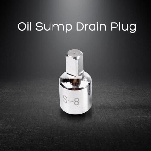 8mm Square Oil Sump Drain Plug Key Tool Remover For Renault Citroen Peugeot Square Oil Sump Drain Plug Key Tool Remover