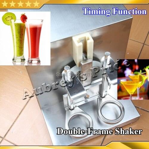 Free Shipping New Generation with Folder Double Cup Frame Auto Bubble Boba Tea Milk Shaker Shaking Making Machine 110V/220V