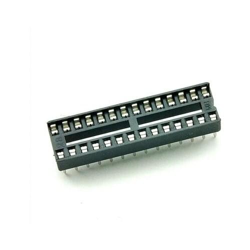 17PCS/LOT IC socket IC test block 28P 28 pin chip holder DIP28 narrow body