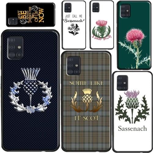 Outlander thistle Sassenach Case For Samsung A32 A52 A72 A12 A42 A21S A20e A02 S A10 A20 A40 A50 A70 A11 A31 A51 A71