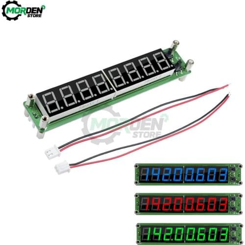 RF Signal Frequency Counter Cymometer PIC16F648A 3 Channel 8-Digit Digital Tester Meter 0.1MHz to 60MHz 20MHz to 2400MHZ 2.4GHz