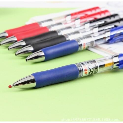 5pcs/set high quality Gel ink pen Click type classic office special signature pen exam pen special pen for students supplies