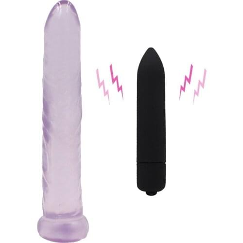 Flexible Dildo Realistic Penis Anal Plug 10 Speeds G Spot Vibrator Sex Toy for Woman Adults Masturbator Sex Shop Erotic Toys