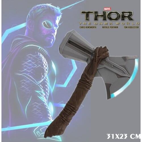 Marvel Avengers Cosplay Weapon Toy Super Hero Thor Strombreaker Mjolnir Children Cosplay Shield Captain America Action Figure