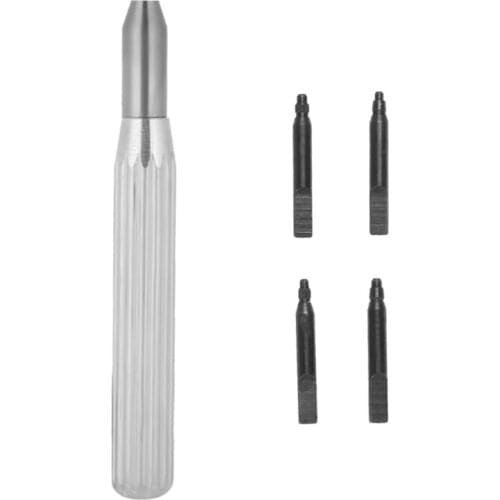 Watch Crown Tube Insert Remover Tools with 4 Pins Repair Tool for Watchmaker