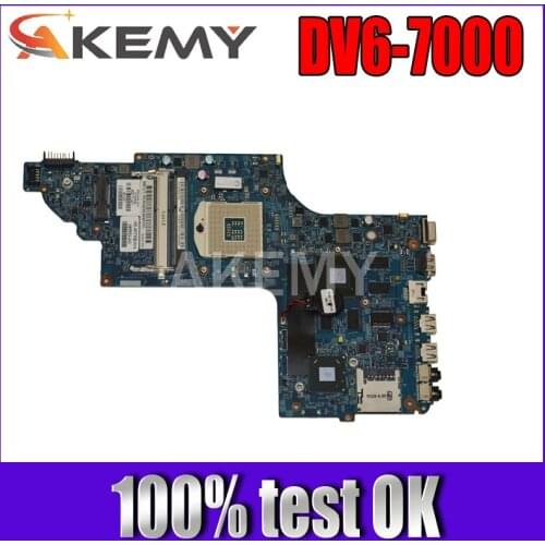 Akemy 682174-501 682174-001 48.4ST06.021 PC Motherboard For HP pavilion DV6 DV6-7000 MAIN BOARD HM77 GT650M 2GB Video Card