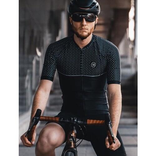 New Kapvoe Cycling Sets Bike Uniform Summer Cycling Jersey Set Road Bicycle Jerseys 2021 Men Sprots Bib Shorts Cycling Equipment