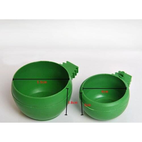 Plastic Bird Chicken Feeding Plate Pigeon Coop Fowl Drinker Bowl Poultry Water Drinking Cup Aviary Budgie Cockatiel Peony Feeder