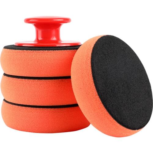 Car Wash Wax Polish Pad Polishing Pad Sponge Car Cleaning Cloth Microfiber Applicator Pads Use for Waxing Polishing In Car Home