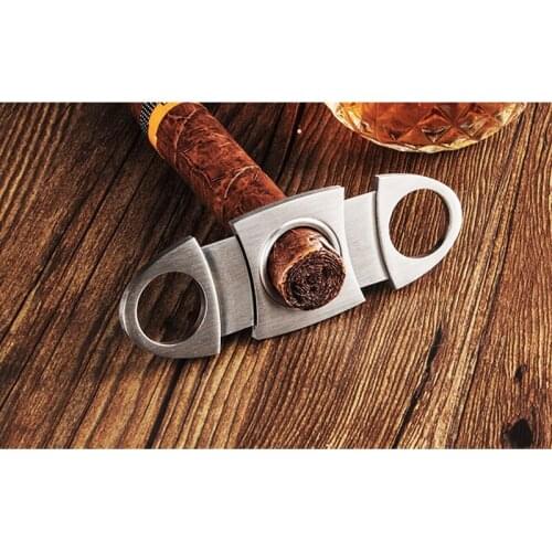 SELIAU cigar clippers Simple stainless steel sharp blade portable cigar clippers