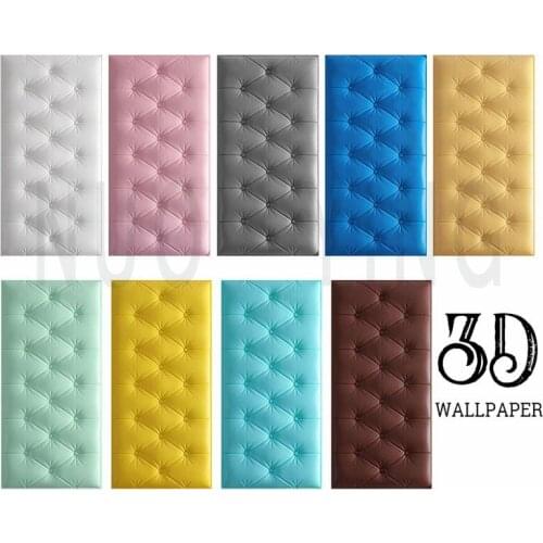 Bedside Self-adhesive Living Room Tv Background Wall Stickers Soft Pack Kindergarten Baby Decoration Children Anti-collision