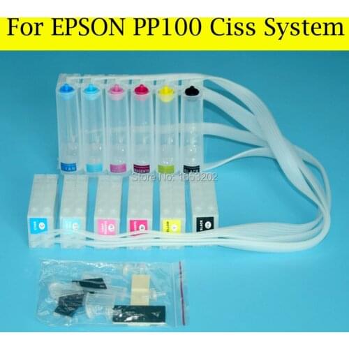 1 Set Empty PP50 Continuous Ink Supply System For Epson PP100 PJIC1 PJIC2 PJIC3 PJIC4 PJIC5 PJIC6 PP-100II Ciss System