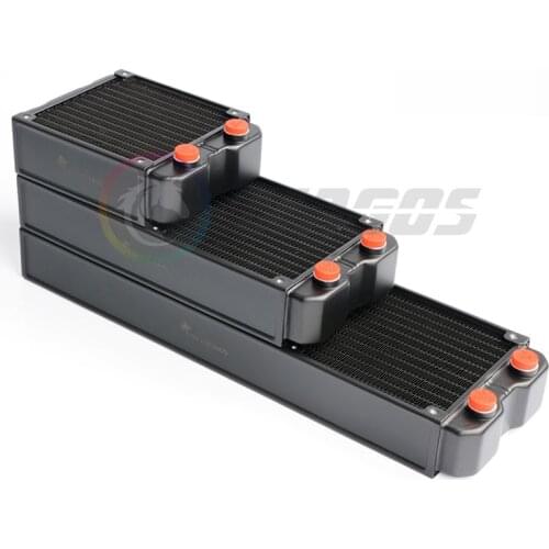 Water Cooling Radiator G1/4 120mm 240mm Heatsink 45mm Thickness For 120mm fans