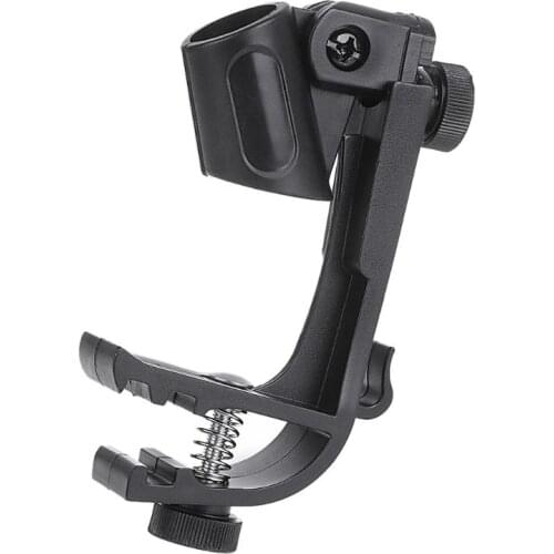 Adjustable Microphone Clips on Drum Rim Anti-shock Mount Clamp Stand Holder Tool Drop Shipping
