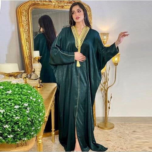 Turkey Abaya Dubai Muslim women Hijab Dress Islam African india Dresses islamic Clothing Kaftan Robe Femme Longue Musulman Mode