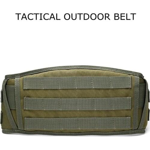 Military Tactical Assault Molle Battle Belt CS Game Outdoor Camouflage Multi-purpose Equipment Hunting Duty Wide Belts