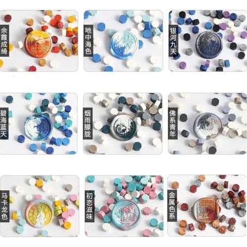 WYSE Colorful Wax Seal Stamp Wax Vintage Sealling Wax Stamp Wax Beads for Envelope Wedding Ancient Sealing Wax