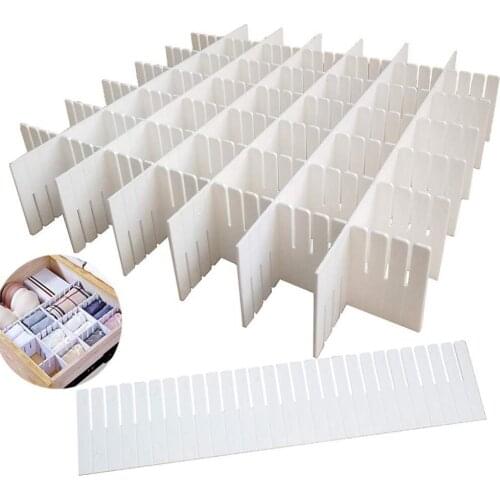 Drawer Organizer Divider Adjustable Household Storage Cabinet Combination Closet Organizer Partition Underwear Socks Sundries