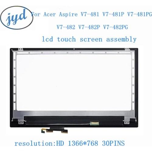 14" Touch Screen Digitizer Glass+LCD Display Assembly For Acer Aspire V5-473P V7-481 V7-481P V7-482P V5-473PG V7-481PG V7-482PG