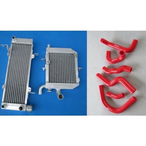 Aluminum Radiator for Honda 1989-1992 VFR400R NC30 1989 1990 1991 1992 / RVF400 NC35 1994-1996 94 95 96 + HOSE