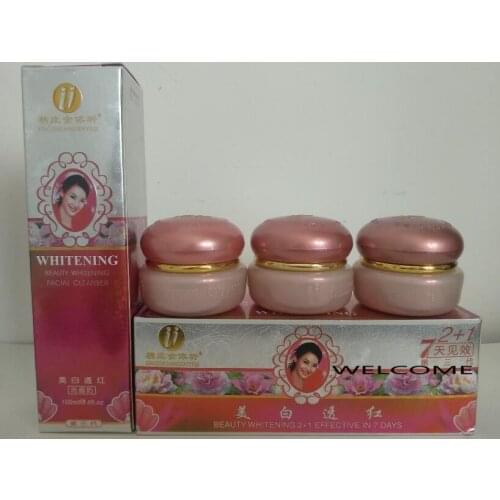 Free Shipping Global Freeshipping YiQi Beauty Whitening cream 2+1 Effective In 7 Days +facial cream third generation