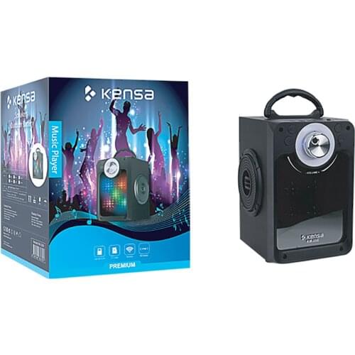 KM-258 Bluetooth Speaker Wireless Bass Column Outdoor USB Speakers Loudspeaker