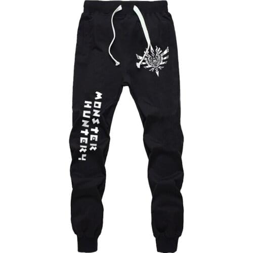 High Quality Pants Students Sports Summer Breathable Pants Monster Hunter Cotton Straight Pants Jogger Fitness Sweatpants