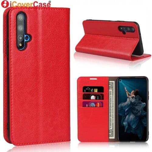 Phone Case For Huawei Honor 20 pro Cover Flip Luxury Genuine Leather Business Wallet For Huawei Honor20 Cases Coque Capinha Capa