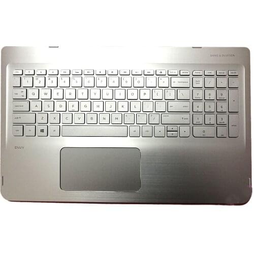 For HP ENVY X360 M6-W1 15-BK 15.6" laptop palmrest cover 439.04801.0002 with US backlight keyboard 798954-001 US NSK-CW0BW