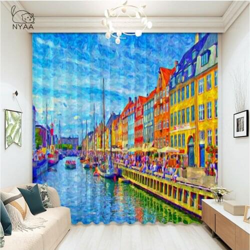 Europen Quality Curtains Decor For Hallway 2020 Blackout Curtain Bedroom Girl Room Decoration Vintage Curtains Micro Shading
