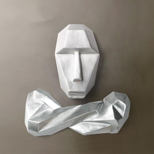 HOT RETRO RESIN PORTRAITS HANGING HOTEL BAR WALL MURAL WALL HANGING KING KONG STEREO ABSTRACT FIGURE ORNAMENTS HOME ACCESSORIES