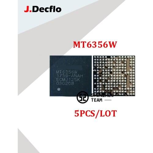 JDecflo 5PCS/LOT PMIC MT6356W 6356W MT6356 Power Supply IC For OPPO A73 A79 A83 MEIZU PRO7 Integrated Circuits Replacement Parts