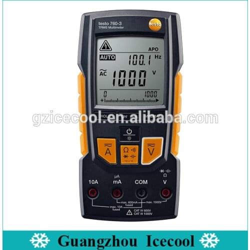 Max 1000V/60000 nF/ 30 MHz Testo 760 TRMS Multimeter Testo 760-3 Digital multimeter