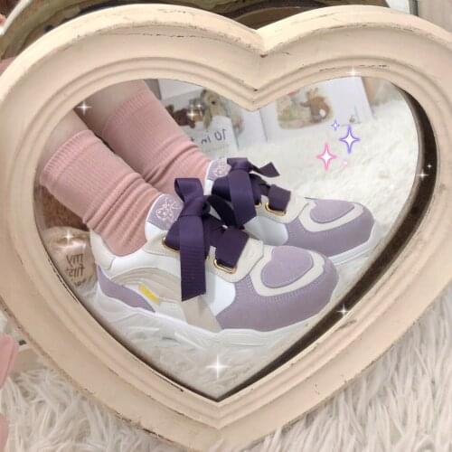Japanese sweet lolita shoes kawaii girl tea party princess kawaii shoes student casual sneakers women shoes loli cosplay cos