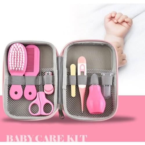 Baby Health Care Kit Newborn Nail Kit Grooming Brush Thermometer Clipper Scissor Multifunction Kids Toiletries Kit Baby Care