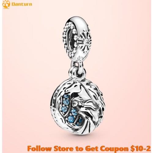 2020 New 925 Sterling Silver Beads Freeze Elsa & Nokk Dangle Charms fit Original Pandora Bracelets Women DIY Jewelry