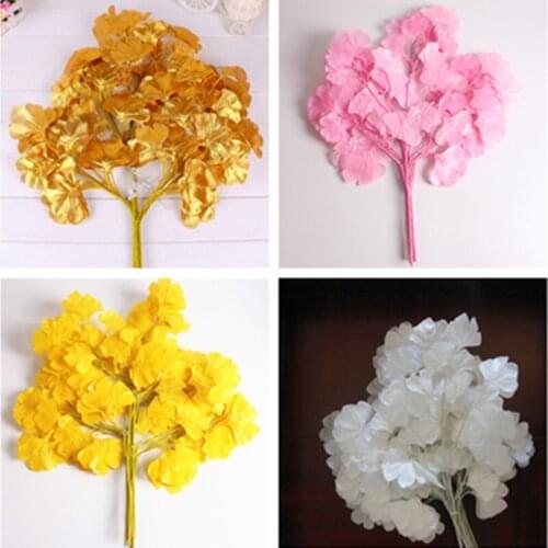 New Arrival Artificial Maple Leaf Plant Flower 5 Branches/pcs Five Colors Available for Home Garden Landscape Decoration