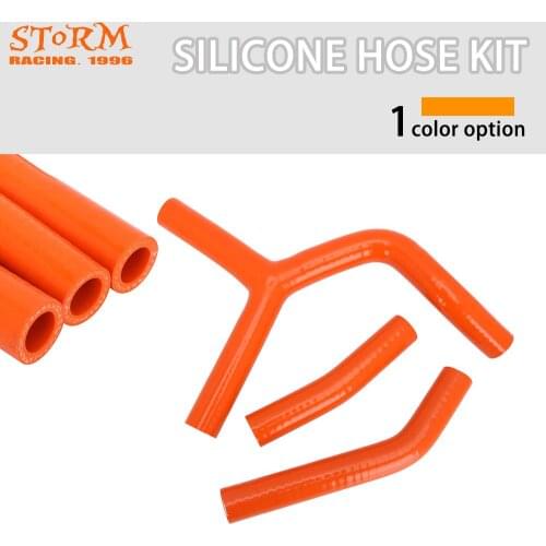 Moto Bike Orange Silicone Radiator Heater Coolant Water Hose For KTM SX250 250SX SX 250 2003 2004 2005 2006 03-06 Motorcross