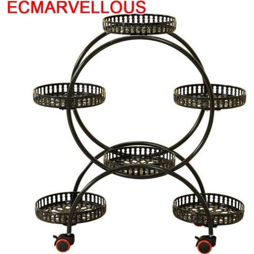 Support Pour Plante Decorer Balcon Planten Standaard Balcone Metal Raflar Flower Shelf Stand Balkon Balcony Plant Rack
