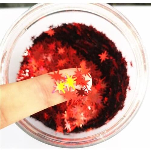 Ultrathin Laser Red Star Heart Unicorn Butterfly Sequins Nail Art Glitter Mini Paillettes PET Wedding Decor Manicure Material 8g