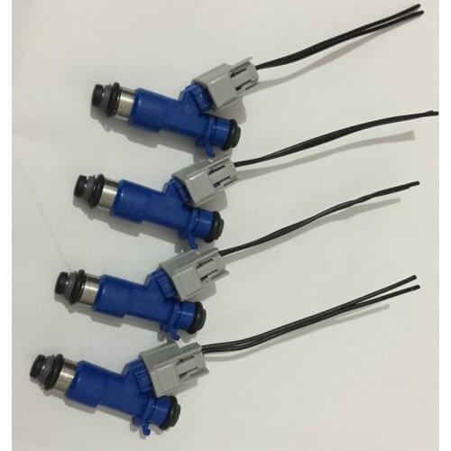 4pcs With plugs GENUINE 410cc RDX Fuel Injector 16450RWCA01 16450-RWC-A01 for Acura Honda Civic RDX Integra RSX K20 K24 B16 B18