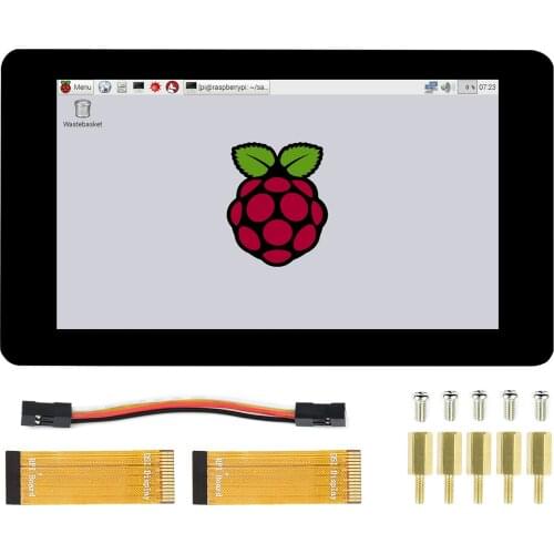 Waveshare 7inch Capacitive Touch IPS Display For Raspberry Pi, 1024×600, DSI Interface