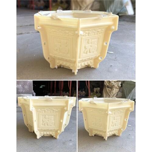 Diamond-shaped Cement Flowerpot ABS Mould Concrete Mould for Succulent Plants DIY flowerpots Home Garden Decoration plant pot