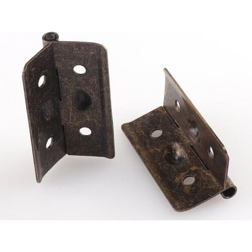 Antique brass color metal hinges parliament hinges jewelry box hinges decorative hinges