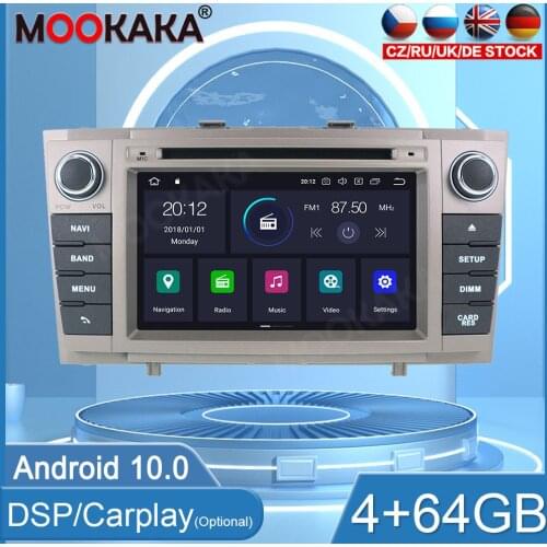 Android 10.0 Screen Car Radio For Toyota Avensis T27 2009-2015 GPS Navigation Auto Audio Stereo Recorder Head Unit DSP Carplay