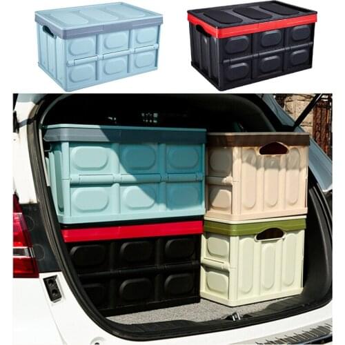 Car Trunk Storage Box New Hot Car Organizer Folding Storage Box Automobile Outdoor Stowing Tidying Box For Sedan SUV Truck