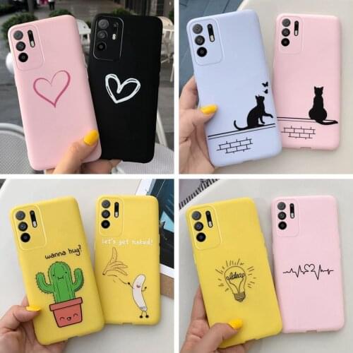 Candy Case For OPPO F19 Pro Case Love Heart Cactus Soft Capa Cute Cover For OPPO F19 Pro Plus F19Pro F19 Pro+ OPPOF19 Phone Case